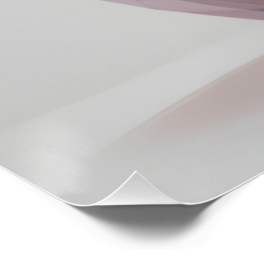 Poster Bunny Basse-Poly Pastel (Coin)