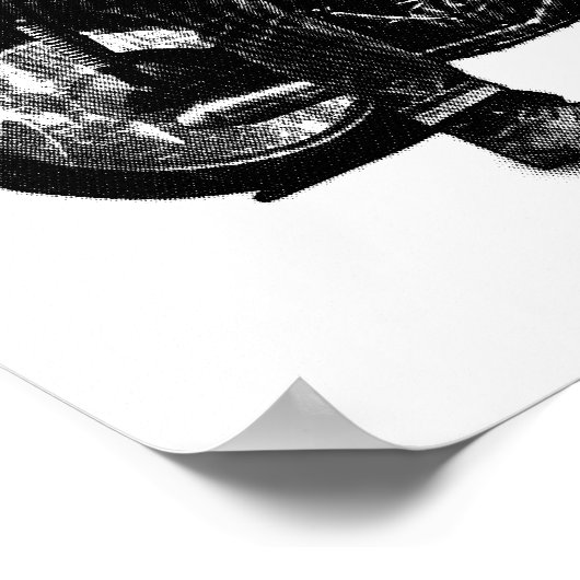 Poster Bunny Biker (Coin)