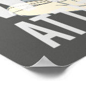 Poster BUNNY™ BUNNY Avec Attitude (Coin)