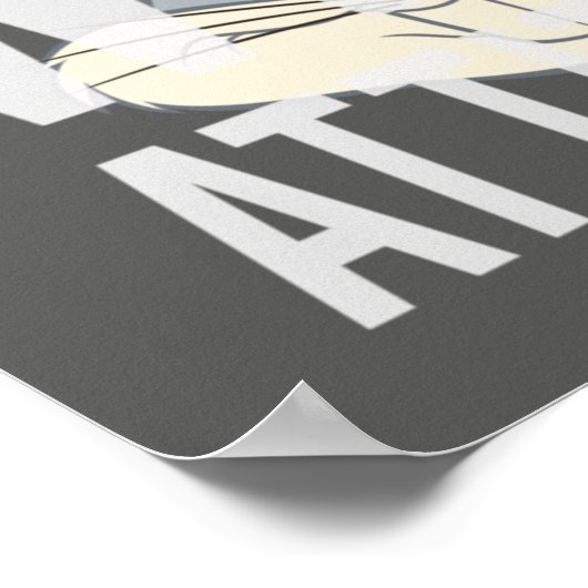 Poster BUNNY™ BUNNY Avec Attitude (Coin)