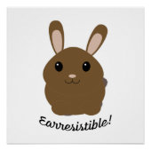Poster Bunny Earresistible (Devant)