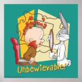 Poster BUNNY™ et Elmer Fudd "Unbewievable" Barber BUGS (Devant)