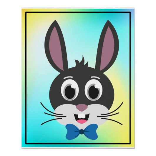 Poster Bunny Face Boy-32886 (Devant)