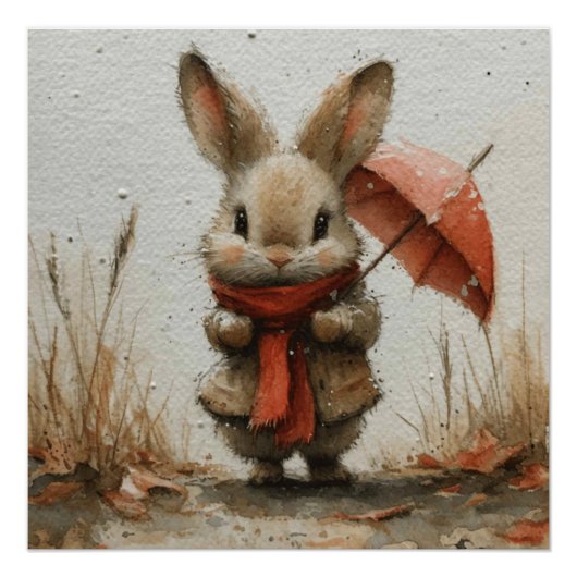 Poster Bunny Frolics : Un Peu de Fantaisie Bunny (Devant)