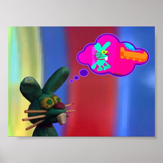 Poster Bunny Imagine Être Animé (Devant)