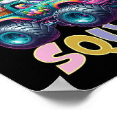 Poster Bunny Joyeux Monster de Pâques Amateurs de camion  (Coin)