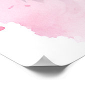 Poster Bunny Pastel mignon rose (Coin)