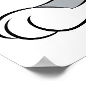 Poster BUNNY™ Pilgrim Thanksgiving Carrot (Coin)