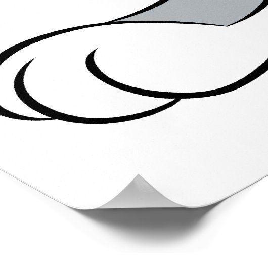 Poster BUNNY™ Pilgrim Thanksgiving Carrot (Coin)