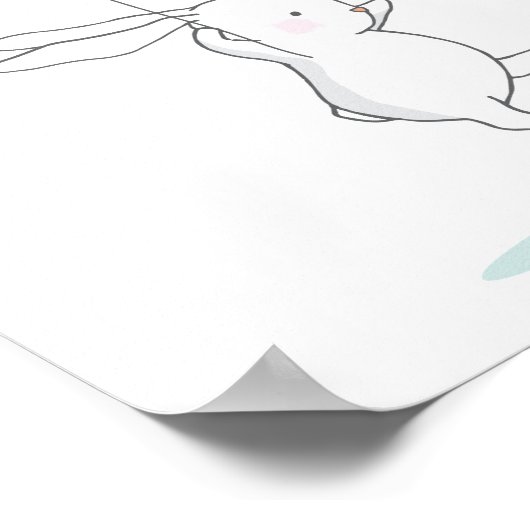 Poster Bunny prend l'avion (Coin)