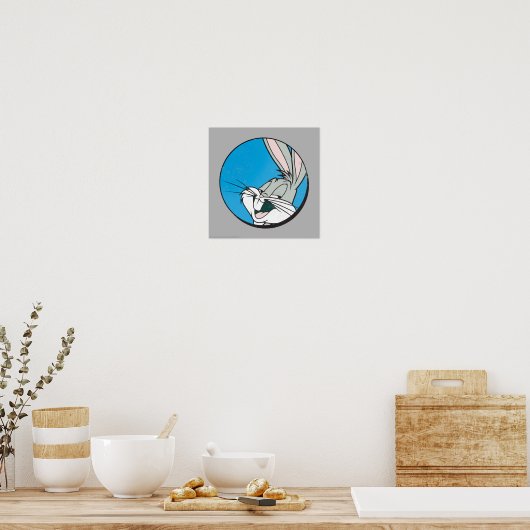 Poster BUNNY™ Retro Blue Patch (Cuisine)
