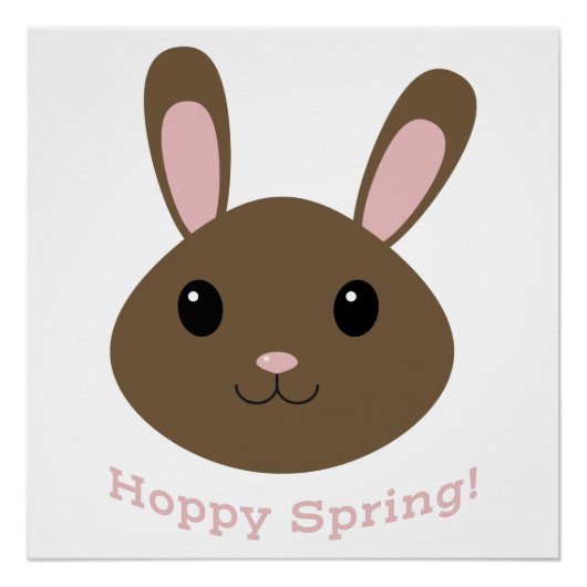 Poster Bunny Spring Hoppy (Devant)