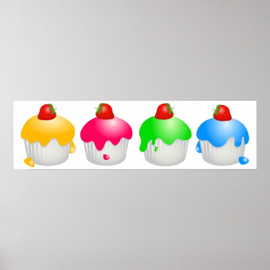 Poster Buns aux fraises (Devant)