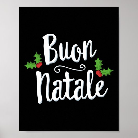 Poster Buon Natale Italie Pride Noël (Devant)