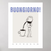 Poster Buongiorno espresso (Devant)