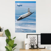 Poster Buran: Legendary Soviet Shuttle in Flight  (Bureau à domicile)