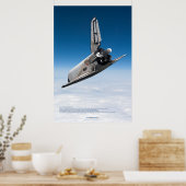 Poster Buran Shuttle: Majestic Atmospheric Descent (Cuisine)