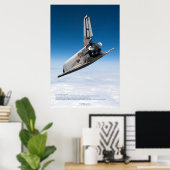 Poster Buran Shuttle: Majestic Atmospheric Descent (Bureau à domicile)