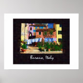 Poster Burano Italie (Devant)