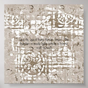 Poster "Burden Made Light" sur "Crumbly Castle Wall"
