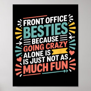 Poster Bureau avant Ies Citation drôle d'humour de collèg