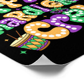 Poster Bureau avant Mardi Gras Personnel du bureau de l'é (Coin)