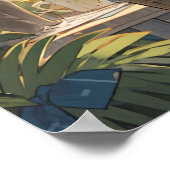 Poster Bureau d'animation en bord de mer (Coin)