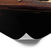 Poster Bureau de la machine à écrire d'antiquités de dess (Coin)