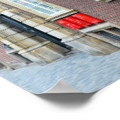 Poster Bureau de poste danois, Copenhague, Danemark (Coin)