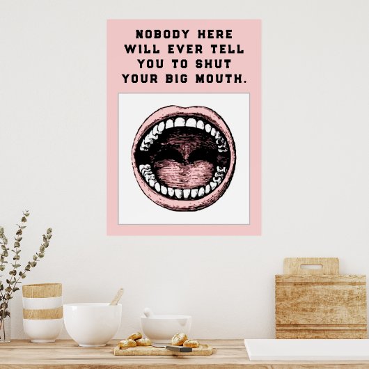 Poster Bureau dentaire dentaire dentaire (Cuisine)