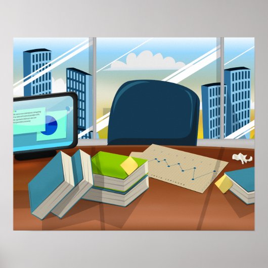 Poster Bureau des banquiers d'entreprise (Devant)
