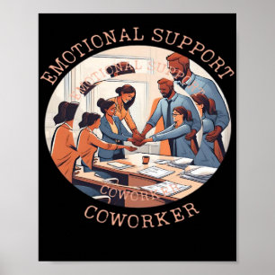 Poster Bureau du collaborateur d'aide émotionnelle