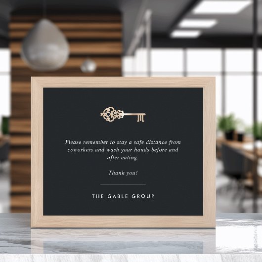 Poster Bureau Immobilier Salle de petit-déjeuner/Cuisine 