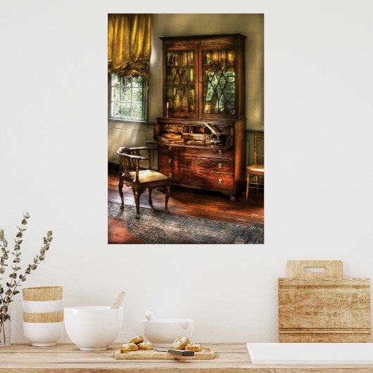 Poster Bureau - L'étude (Cuisine)