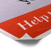 Poster Bureau, toux et éternuements maladies répandues (Coin)