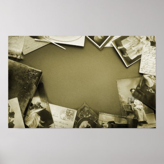 Poster Bureau vintage (Devant)