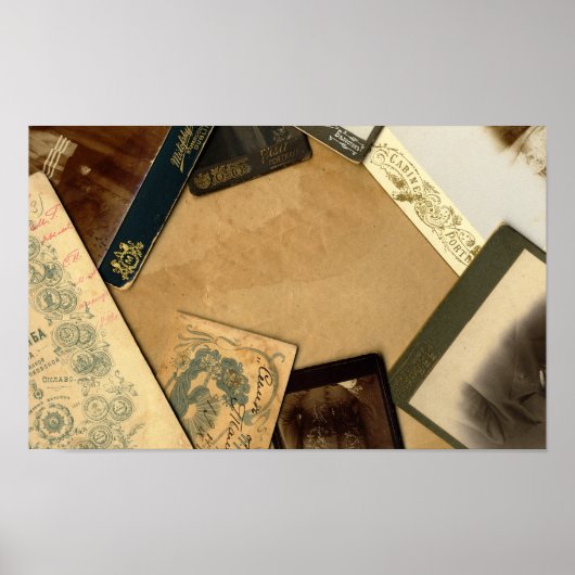 Poster Bureau vintage (Devant)