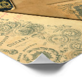 Poster Bureau vintage (Coin)