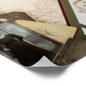 Poster Bureau vintage (Coin)