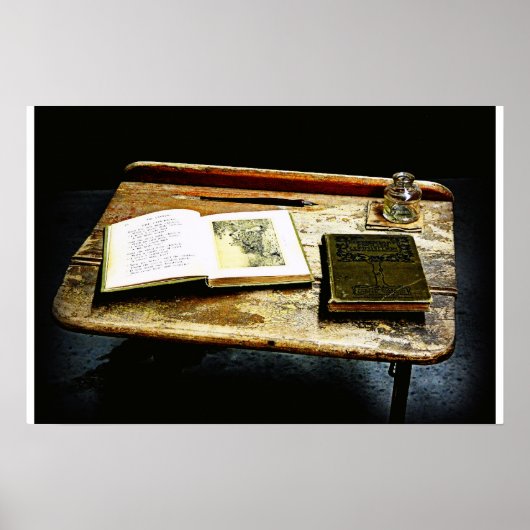 Poster Bureau vintage - Bureau étudiant (Devant)