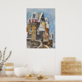 Poster Burg Eltz peinture à l'huile (Cuisine)