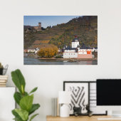 Poster Burg Gutenfels Castle Paysage (Bureau à domicile)