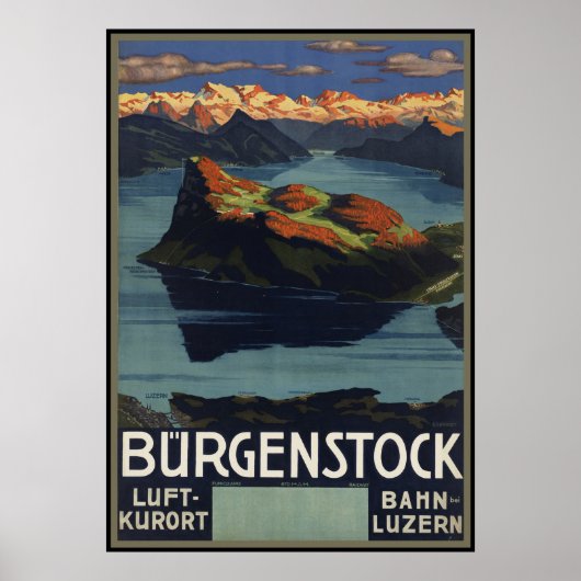 Poster Burgenstock (Devant)