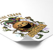 Poster Burger ami de Void Jester blanc (Coin)