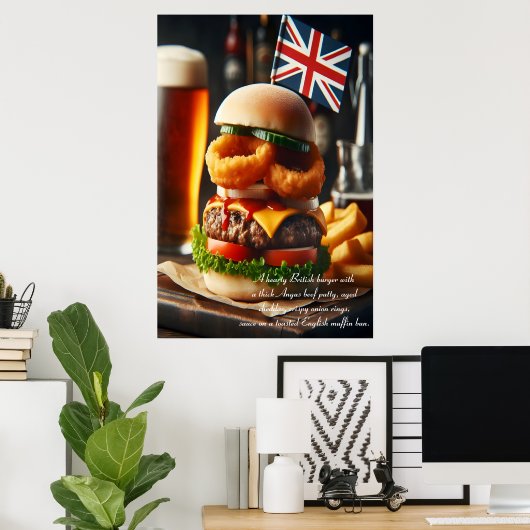 Poster Burger Dublin Delight 24x36 (Bureau à domicile)