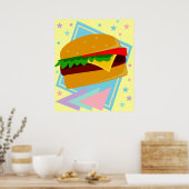 Poster Burger Mignon Délicieux (Cuisine)