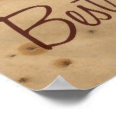 Poster Burger rétro (Coin)