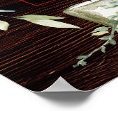 Poster Burgundy Blush Greenery Garland 160 Siège (Coin)