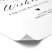 Poster burgundy dusté bleu nuptiale conseils (Coin)