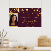 Poster Burgundy or stars photo (Cuisine)